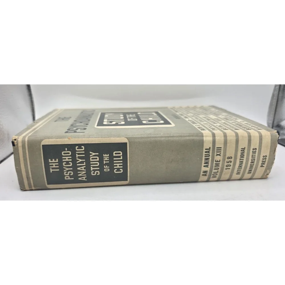 The Psychoanalytic Study‎ of the Child Vol XIII Hardcover w/DJ & Ephemera